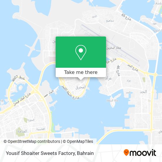 Yousif Shoaiter Sweets Factory map