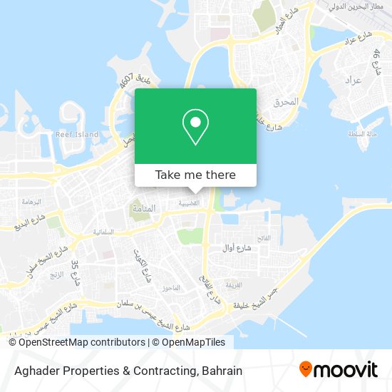 Aghader Properties & Contracting map