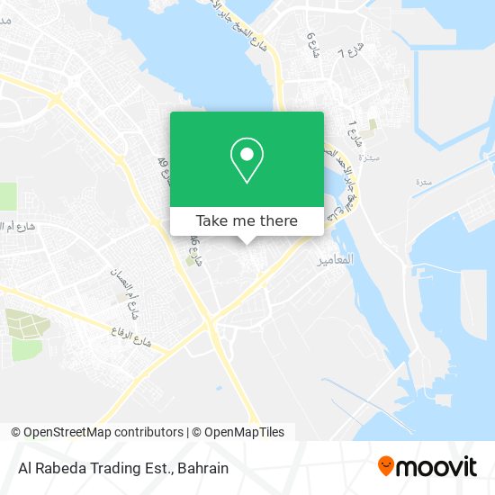 Al Rabeda Trading Est. map