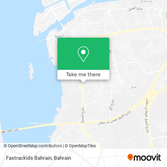 Fastrackids Bahrain map