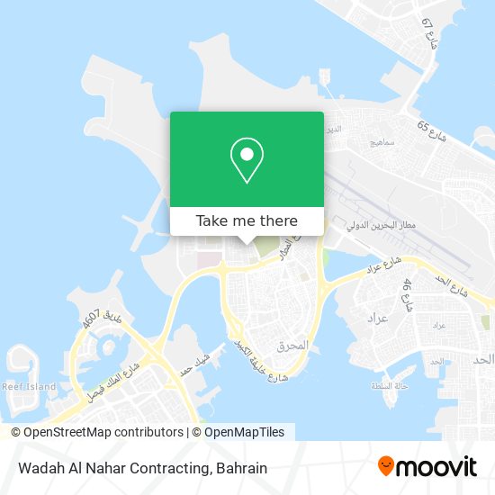 Wadah Al Nahar Contracting map