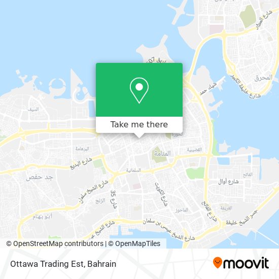 Ottawa Trading Est map