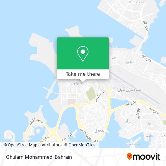 Ghulam Mohammed map