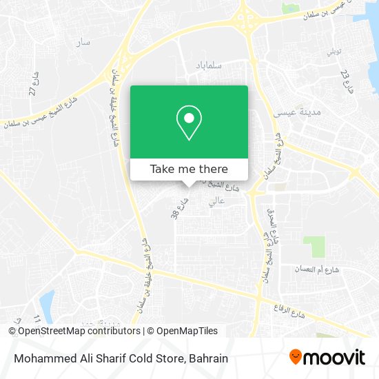 Mohammed Ali Sharif Cold Store map