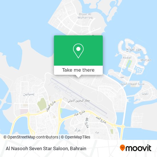 Al Nasooh Seven Star Saloon map