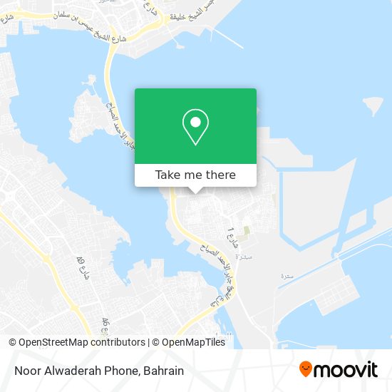 Noor Alwaderah Phone map