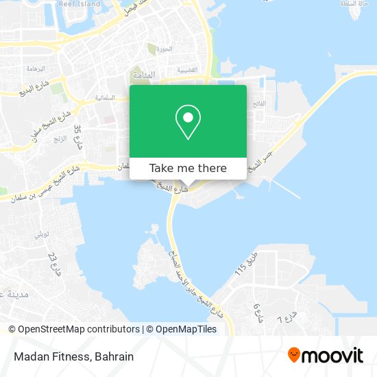Madan Fitness map