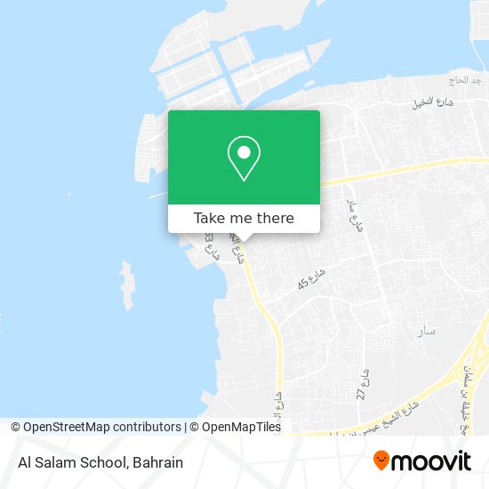 Al Salam School map