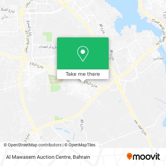 Al Mawasem Auction Centre map