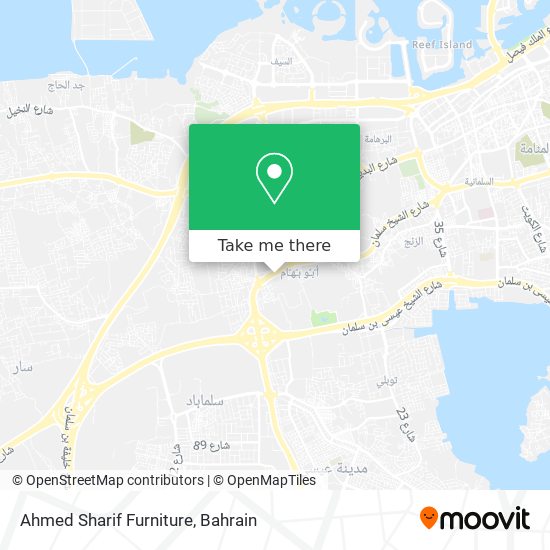 Ahmed Sharif Furniture map