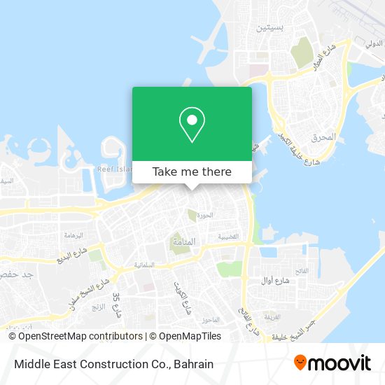 Middle East Construction Co. map