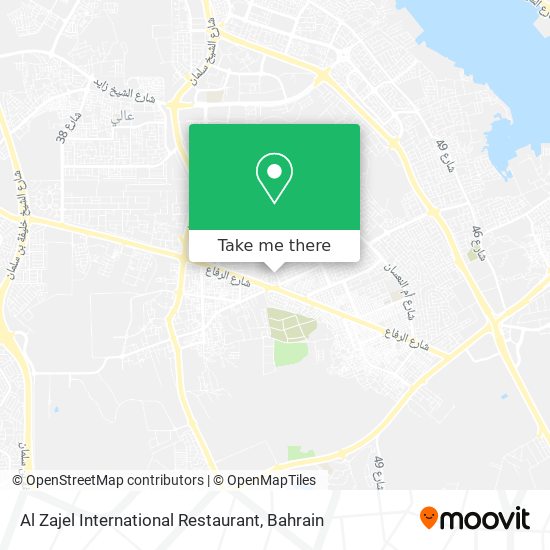 Al Zajel International Restaurant map