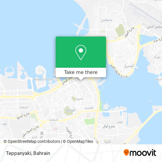 Teppanyaki map
