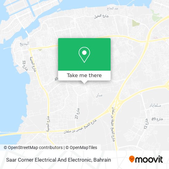 Saar Corner Electrical And Electronic map