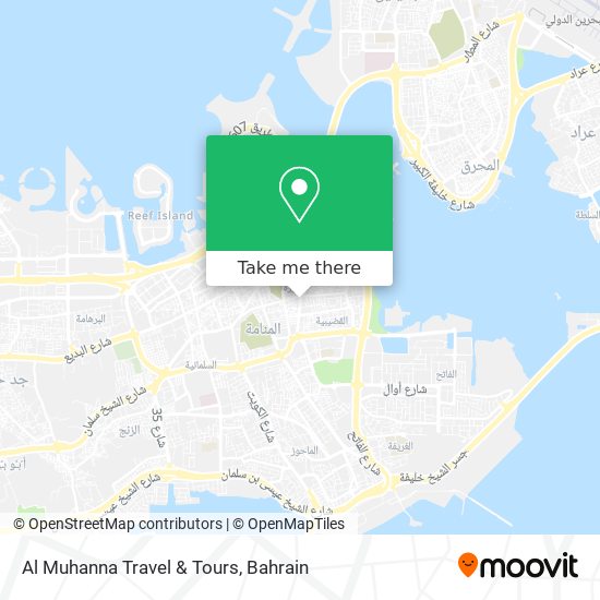 Al Muhanna Travel & Tours map