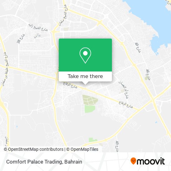 Comfort Palace Trading map