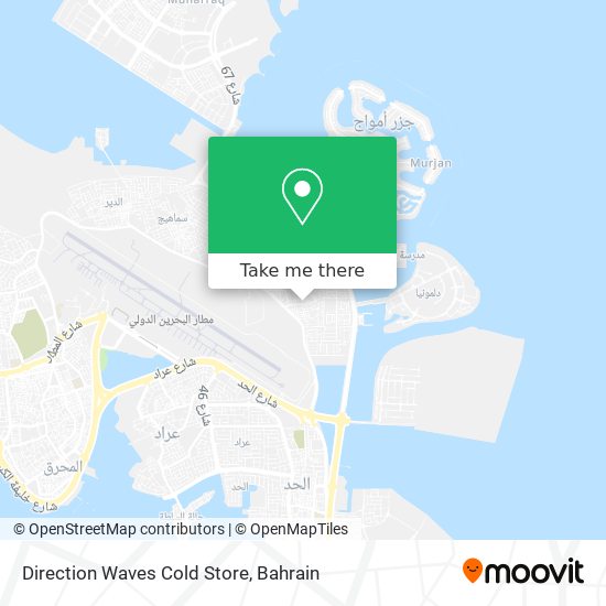Direction Waves Cold Store map