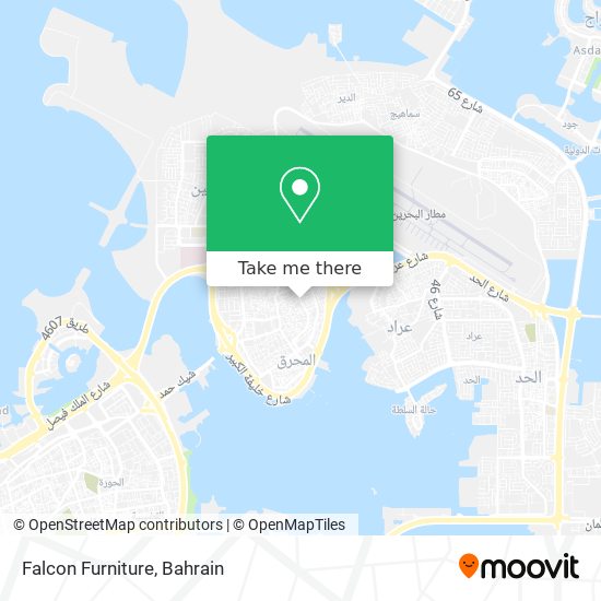 Falcon Furniture map