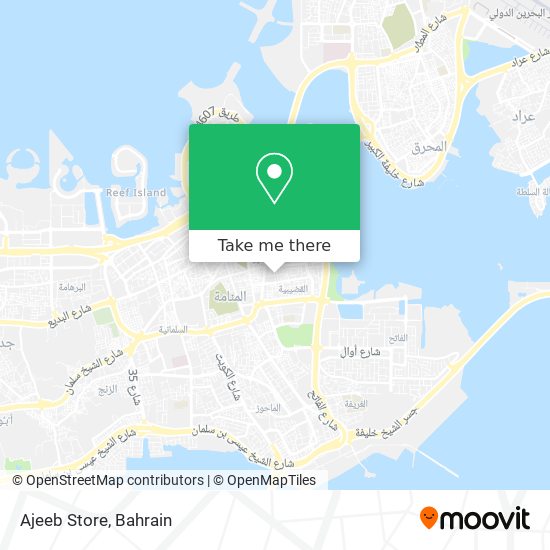 Ajeeb Store map