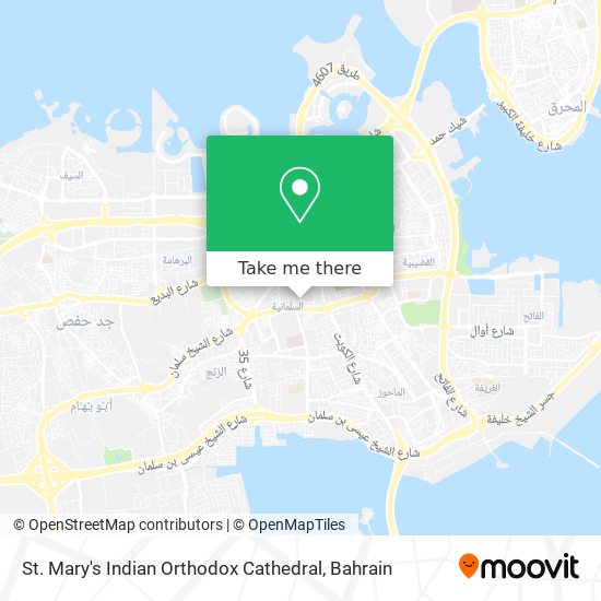 St. Mary's Indian Orthodox Cathedral map