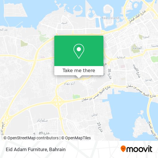 Eid Adam Furniture map