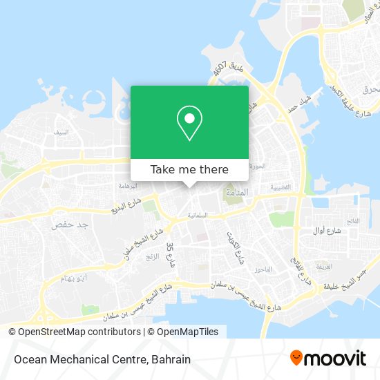 Ocean Mechanical Centre map