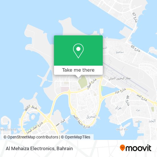 Al Mehaiza Electronics map