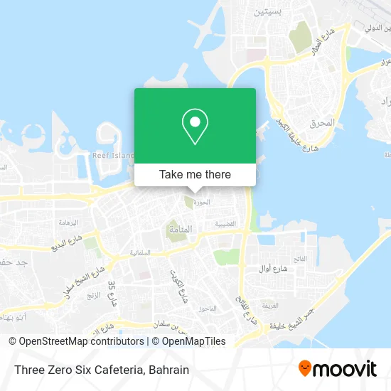 Three Zero Six Cafeteria map