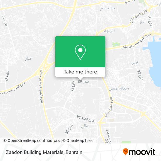 Zaedon Building Materials map