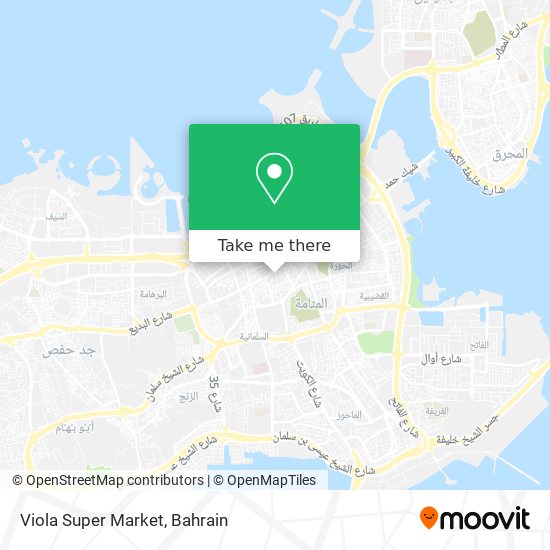 Viola Super Market map