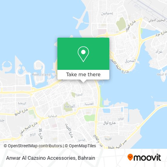 Anwar Al Cazsino Accessories map