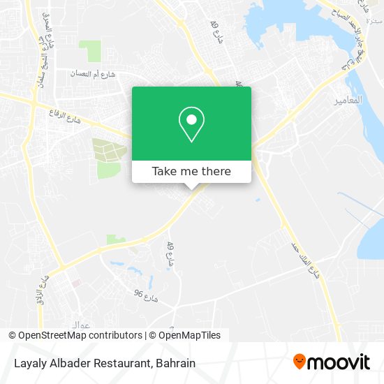 Layaly Albader Restaurant map