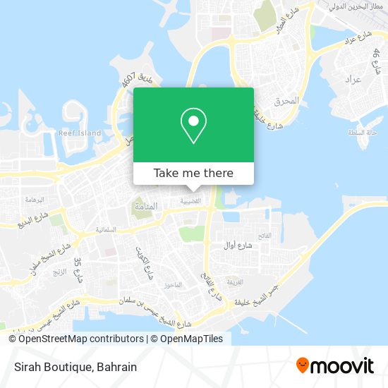 Sirah Boutique map