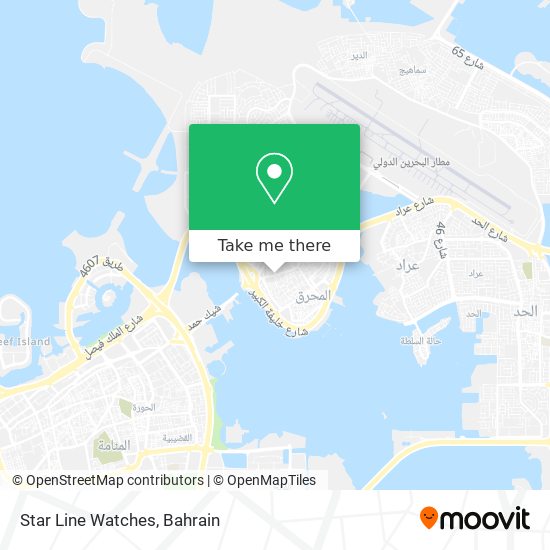Star Line Watches map