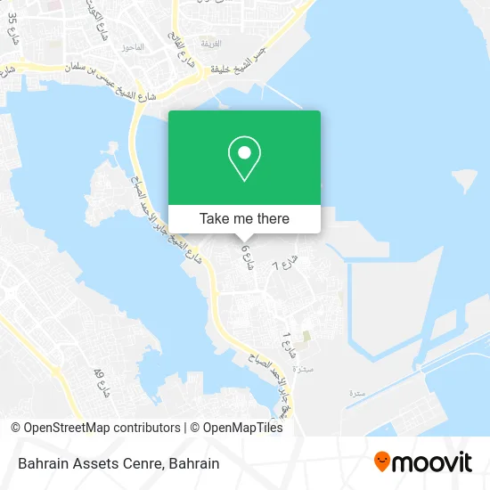 Bahrain Assets Centre map
