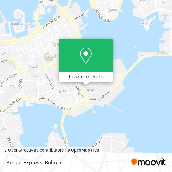 Burger Express map
