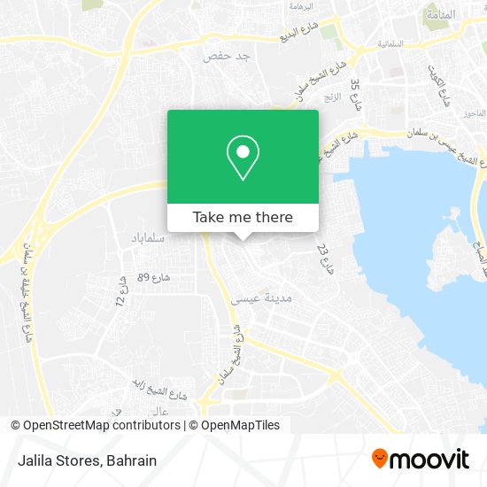 Jalila Stores map