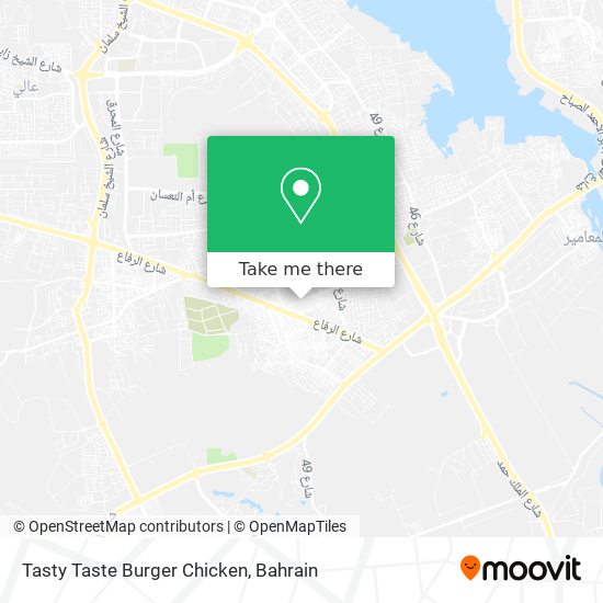 Tasty Taste Burger Chicken map