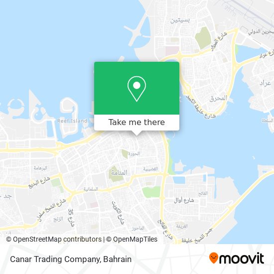 Canar Trading Company map