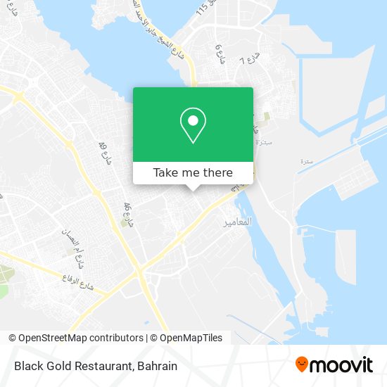 Black Gold Restaurant map