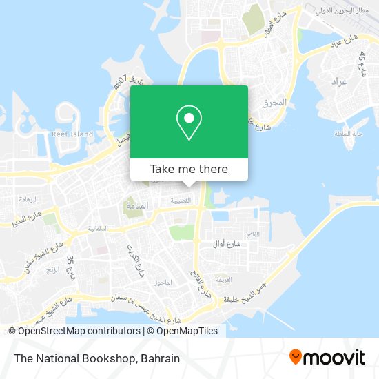 The National Bookshop map