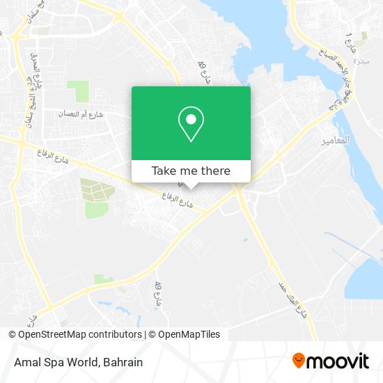 Amal Spa World map