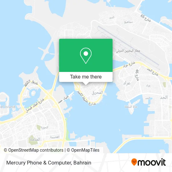 Mercury Phone & Computer map