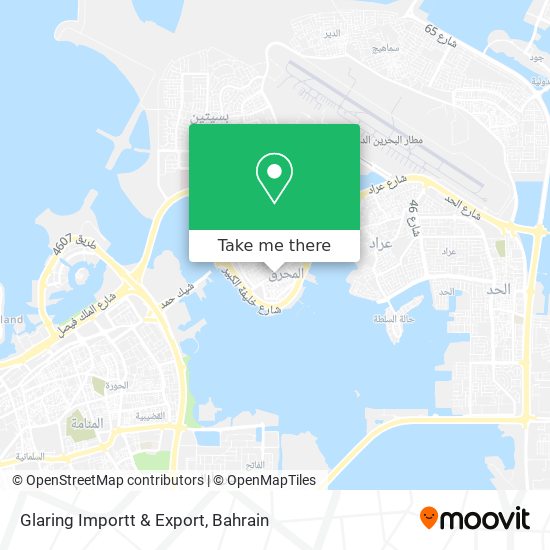 Glaring Importt & Export map