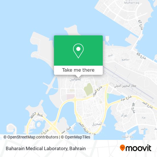 Baharain Medical Laboratory map