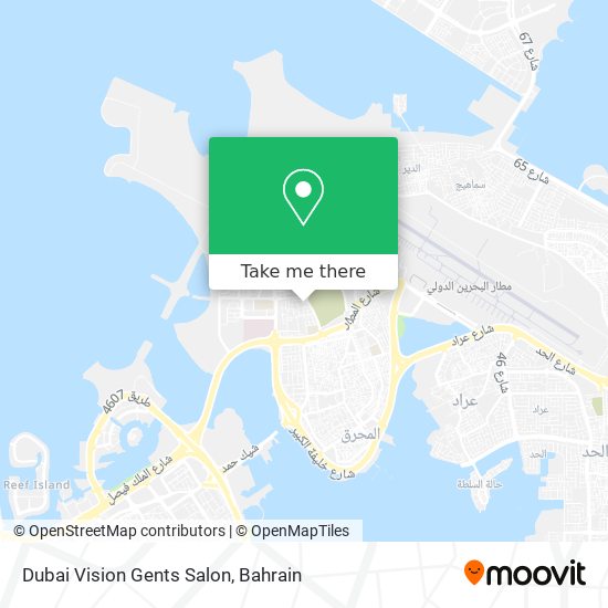 Dubai Vision Gents Salon map