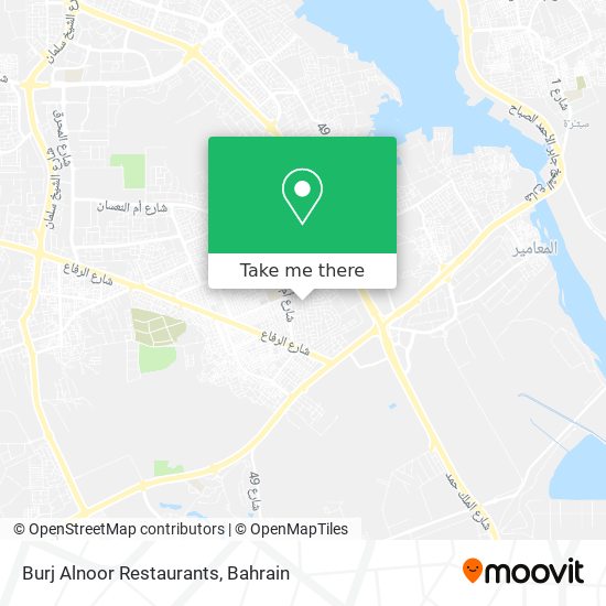 Burj Alnoor Restaurants map