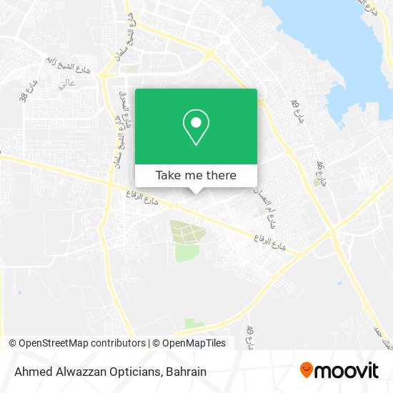 Ahmed Alwazzan Opticians map