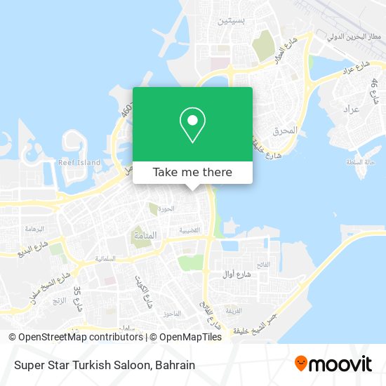 Super Star Turkish Saloon map