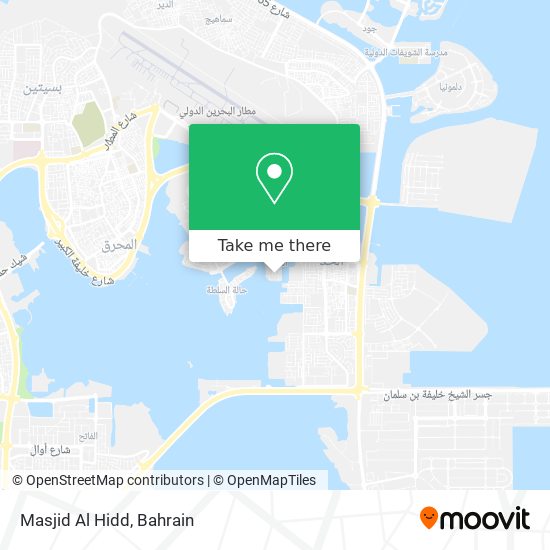 Masjid Al Hidd map